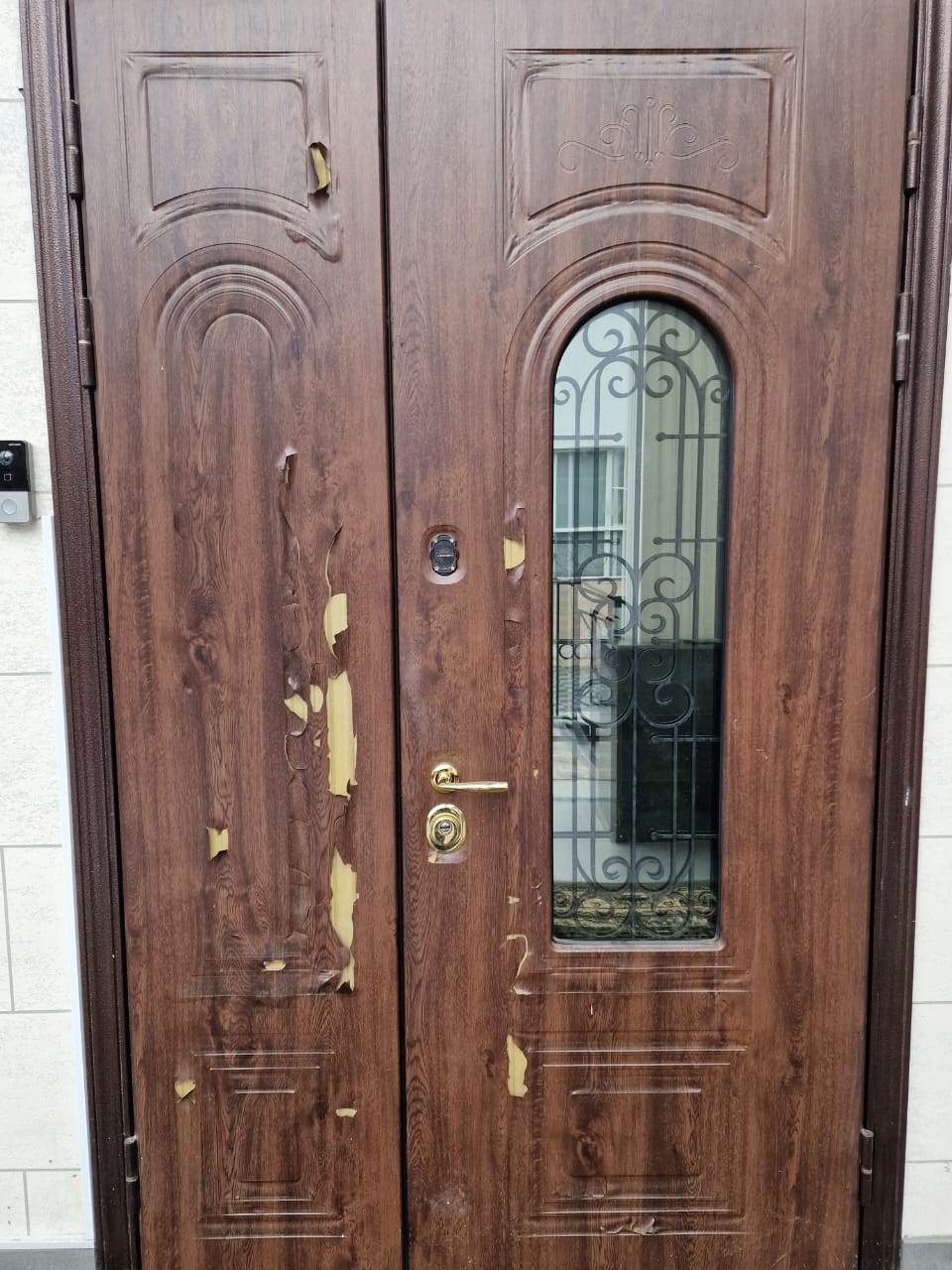 Фото двери до покраски